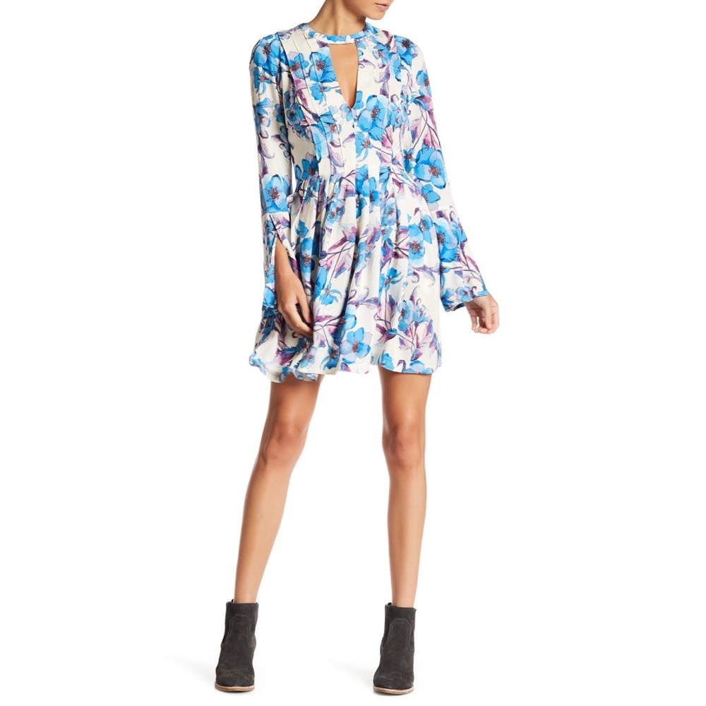 Free People || Tegan Long Sleeve Mini Dress